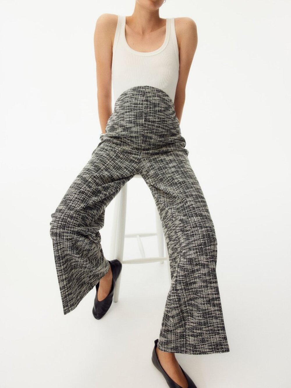 H&M Mama Wide-Leg Maternity Pants